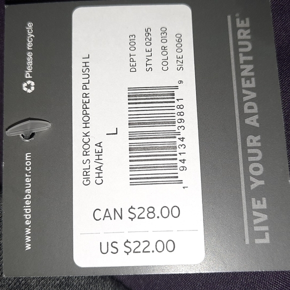 Rock Hopper Plush-Lined Leggings -  Sparkle - Picture 4 of 5